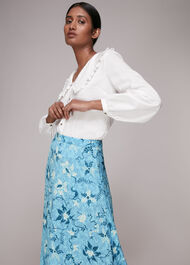 Batik Garland Print Skirt