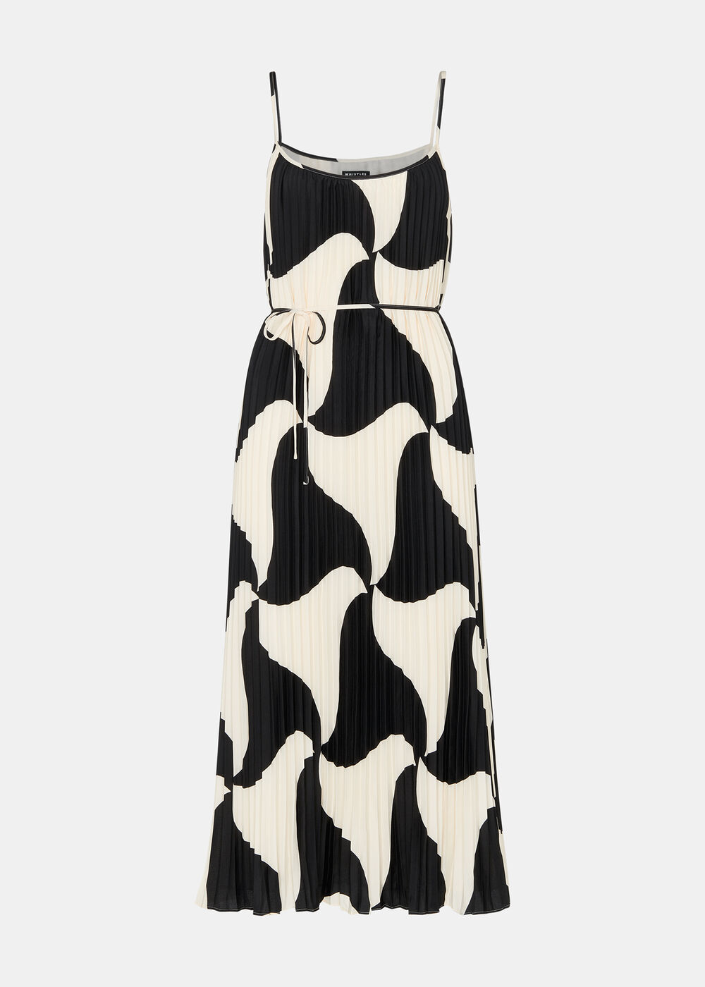 Triangle Swirl Pleated Dress