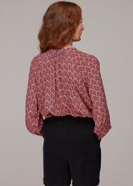 Sea Tree Print Blouse