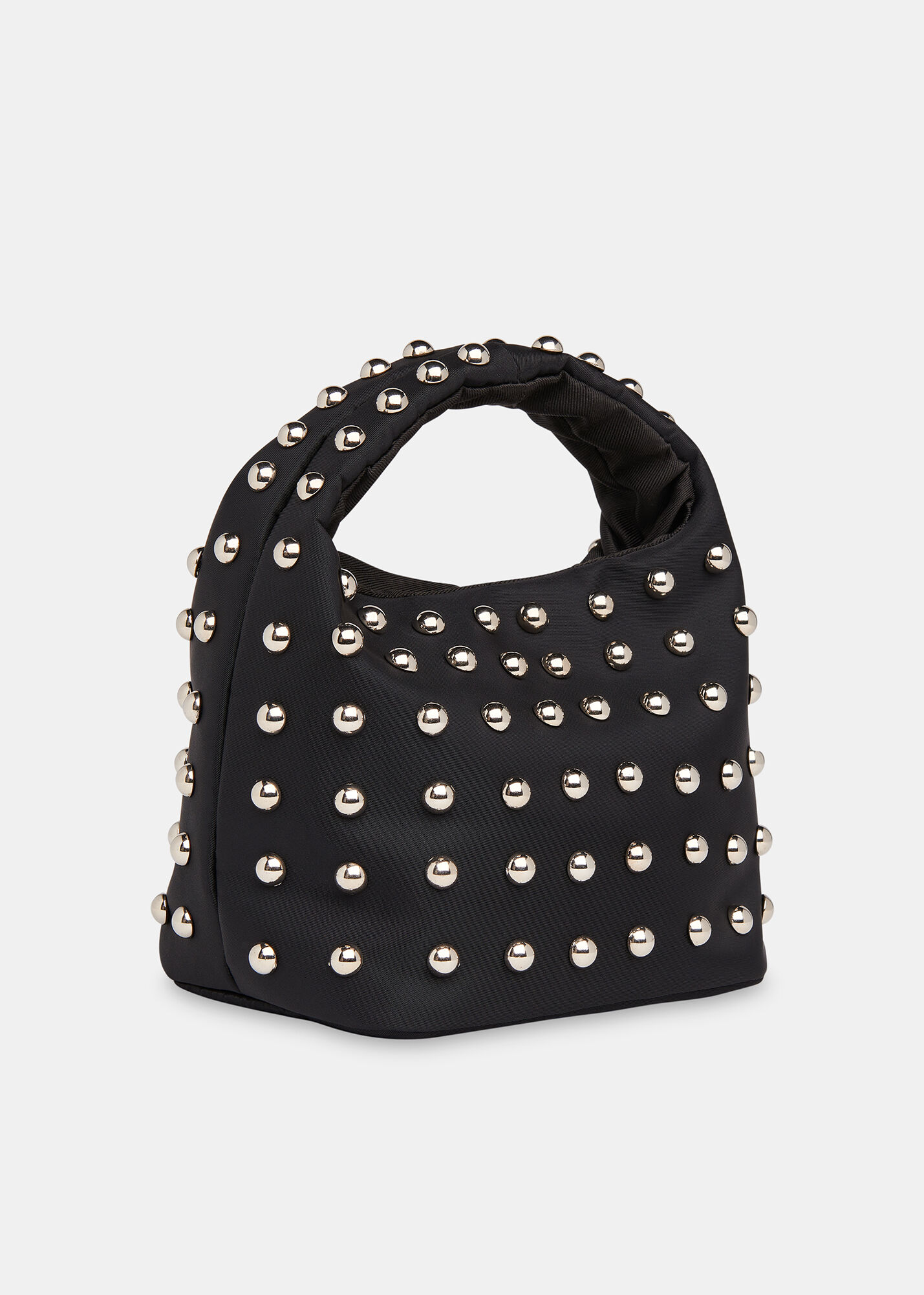 【BOHEMIAN SEOUL】STUD KEYRING MINI BAG (BLACK) Black mini Crossbody bag TOUS Hold | TOUS