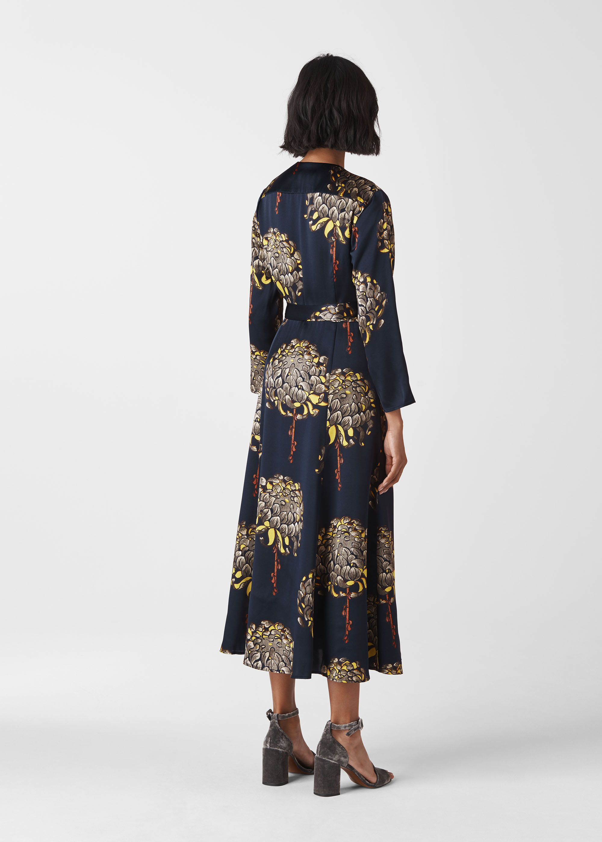 Gabrielle silk shop wrap dress