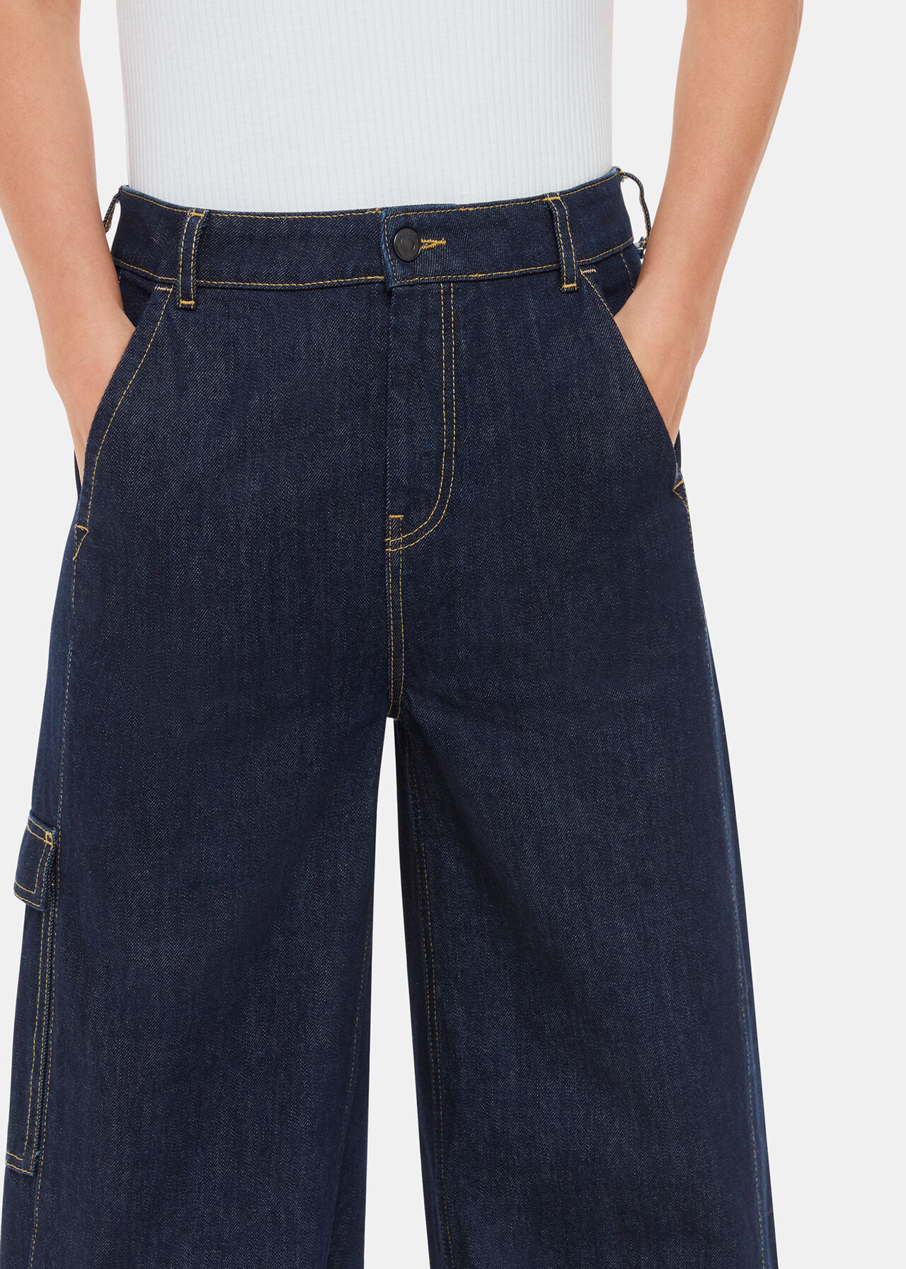 Wide Leg Cargo Jean