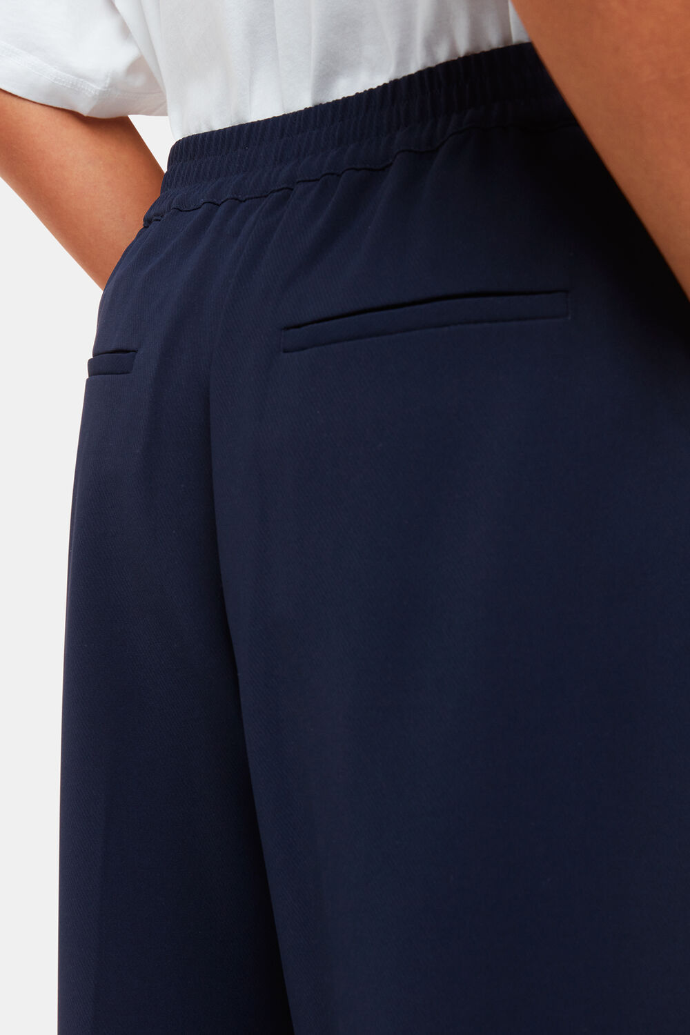 Navy Full Length Trouser