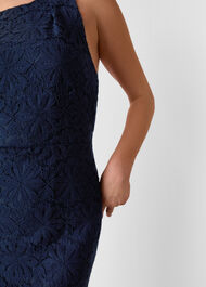 Lace Tie Back Maxi Dress