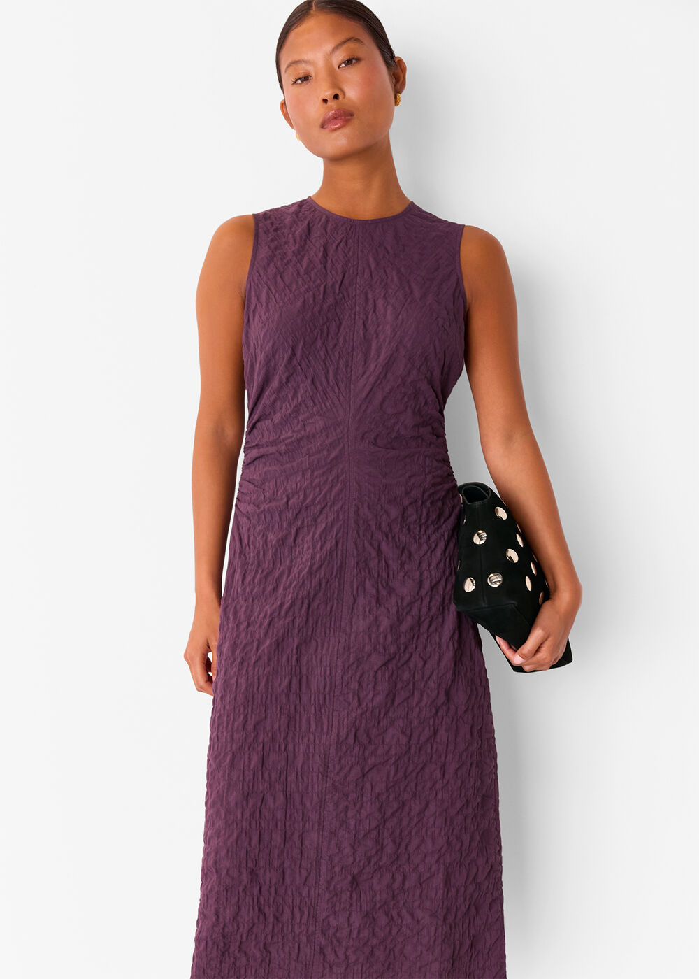 Petite Lori Textured Midi Dress