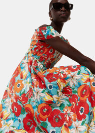 Blossom Tulips Bardot Dress