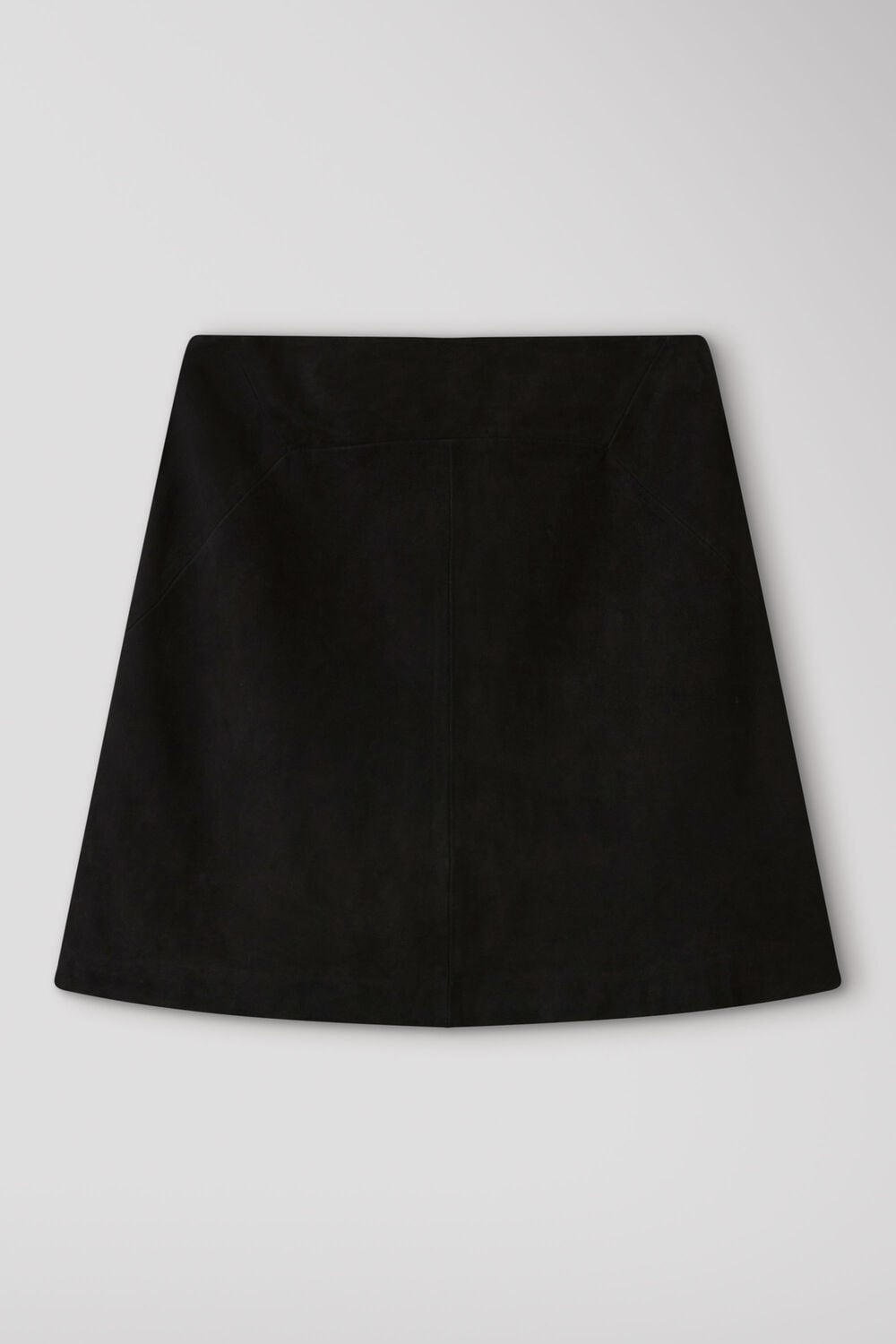 Suede A Line Mini Skirt