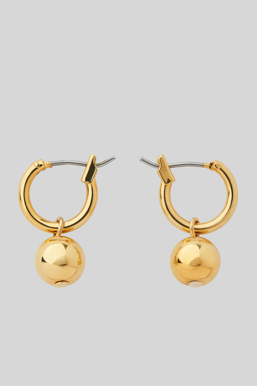 Mini Hoop Sphere Earring Gold