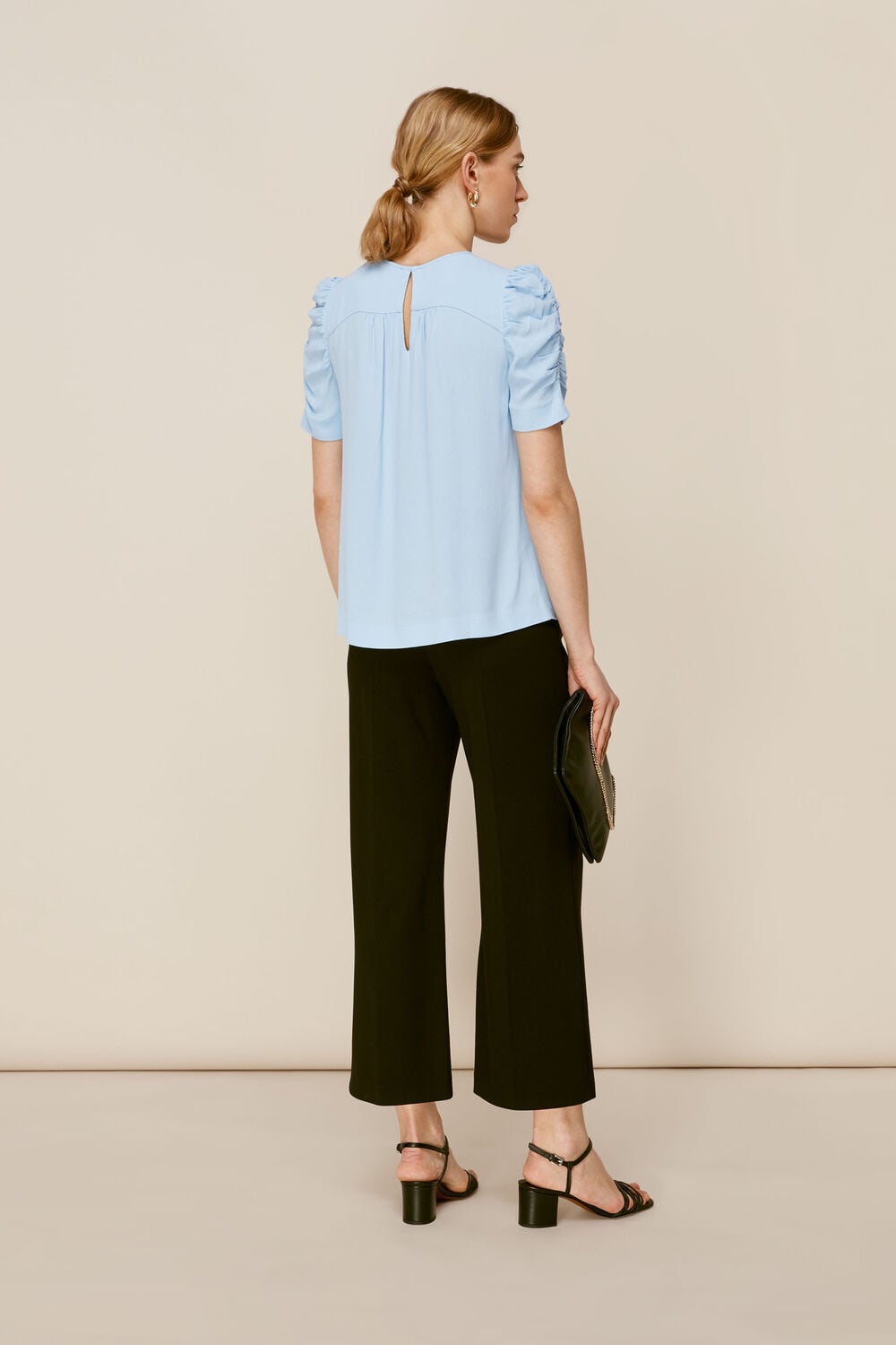 Nelly Shell Top Pale Blue