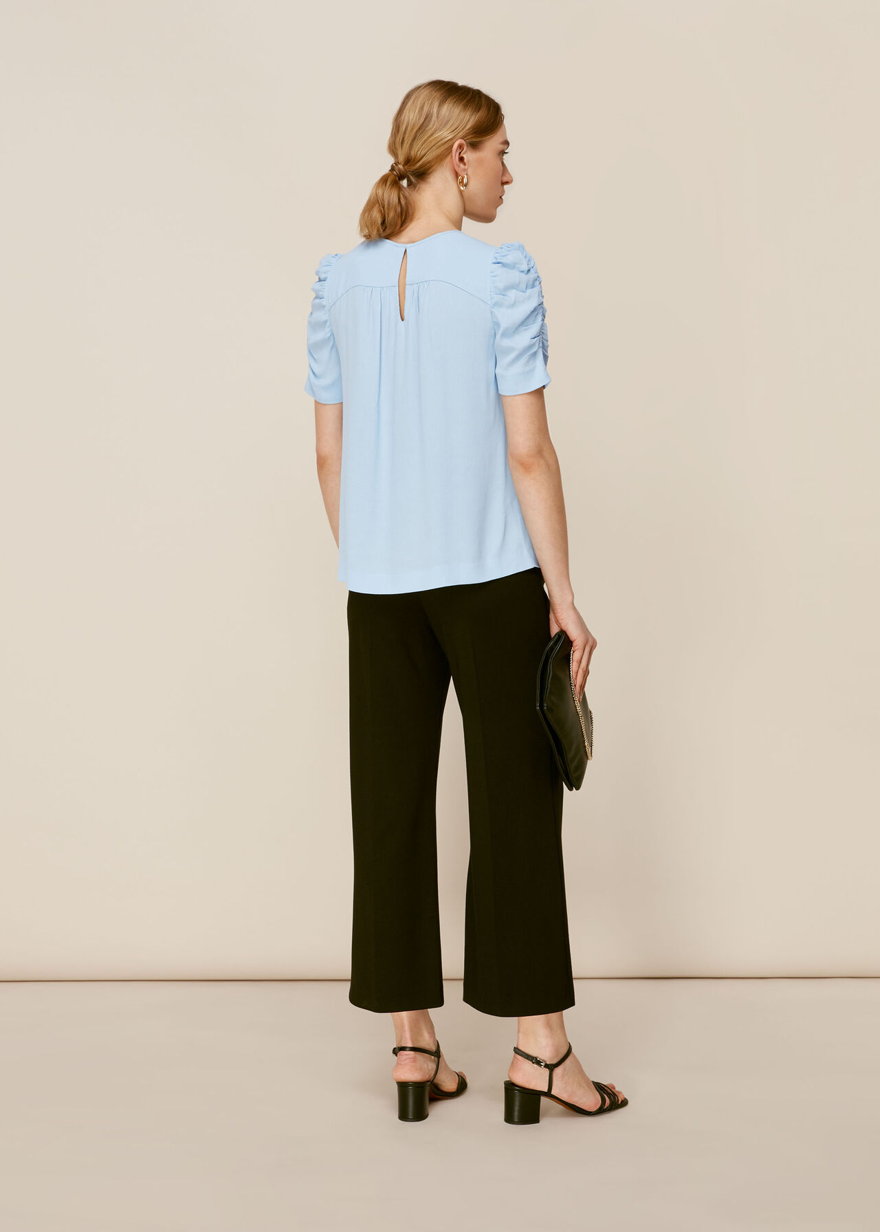 Nelly Shell Top Pale Blue