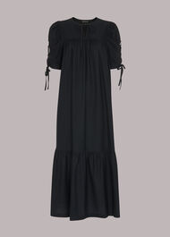 Elsie Seersucker Trapeze Dress