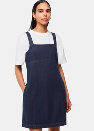 Denim Pinafore Dress