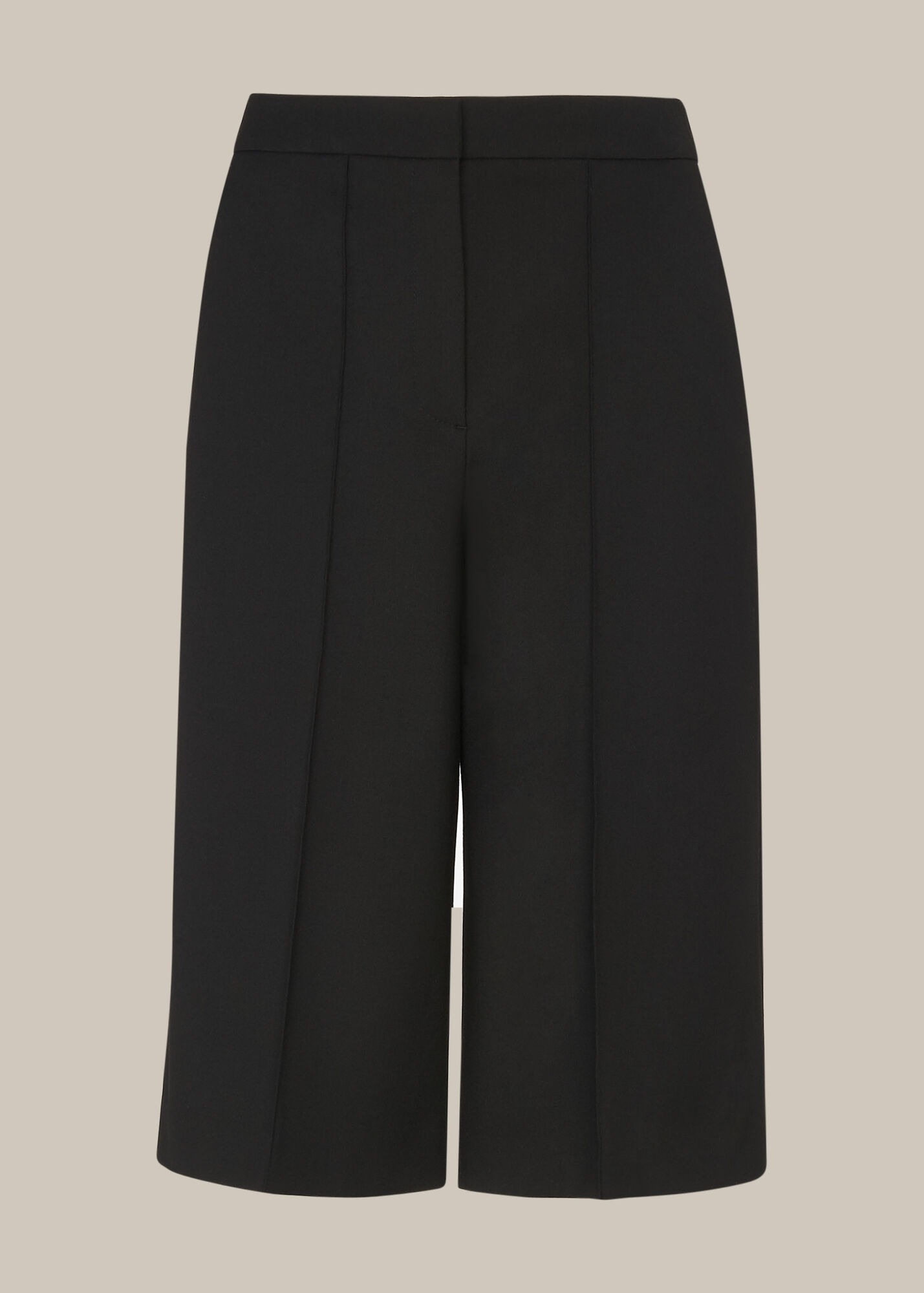 Black Tailored Culotte | WHISTLES