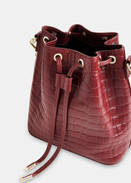 Giulia Croc Bucket Bag