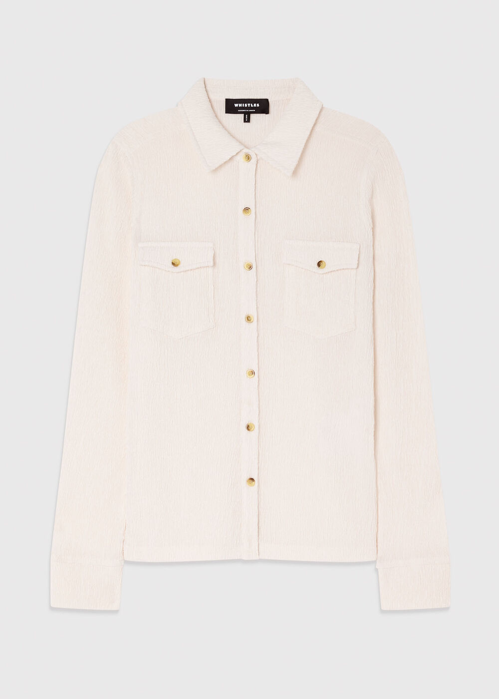 Textured Detail Jersey Shirt