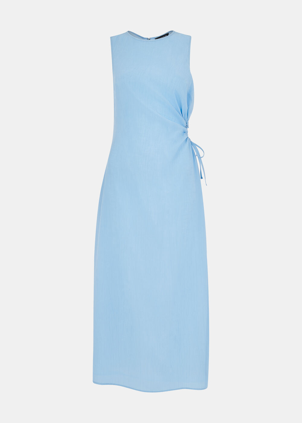 Textured Cut Out Midi Dress