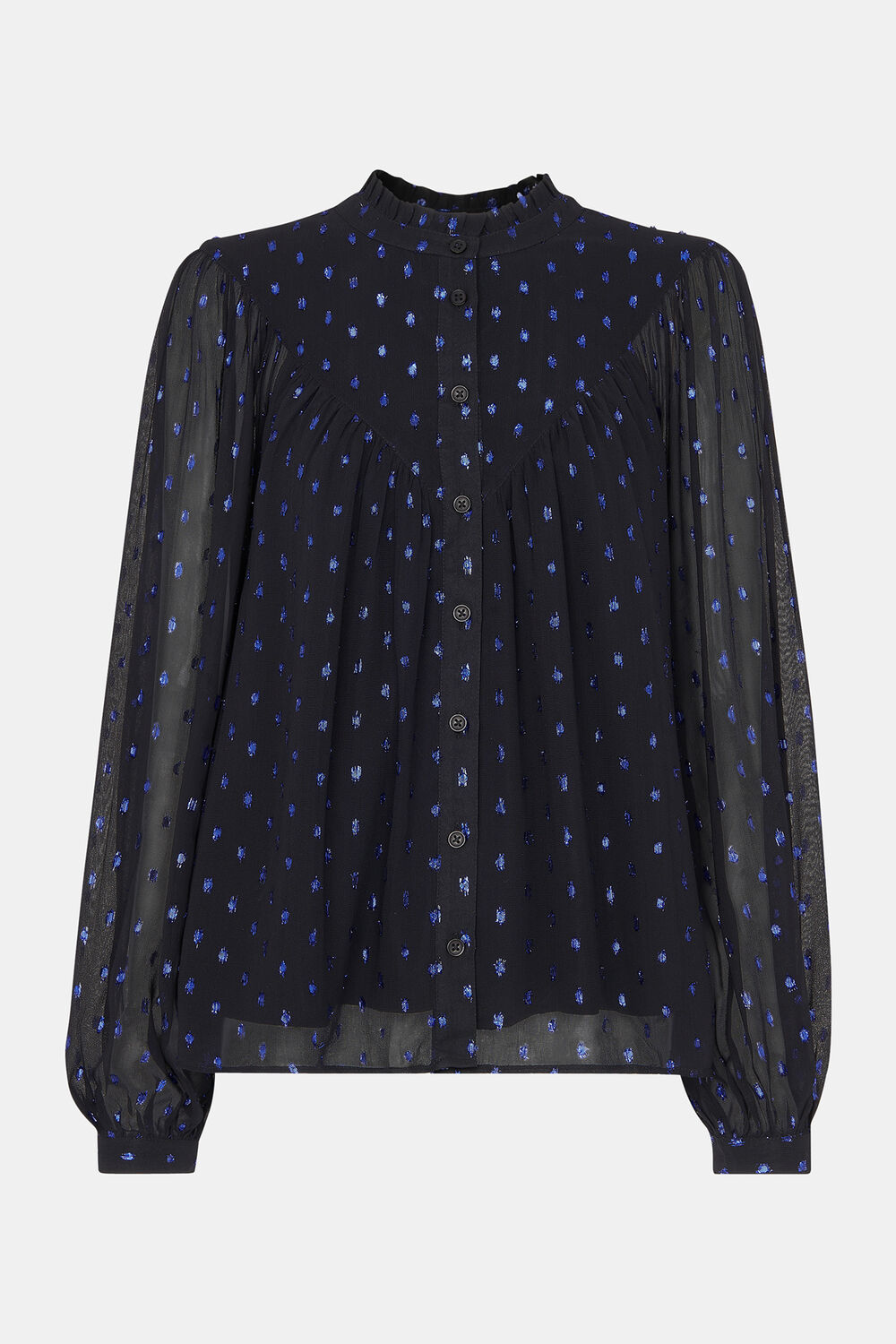 Mia Metallic Dobby Top