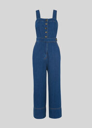 Tia Denim Button Jumpsuit Denim