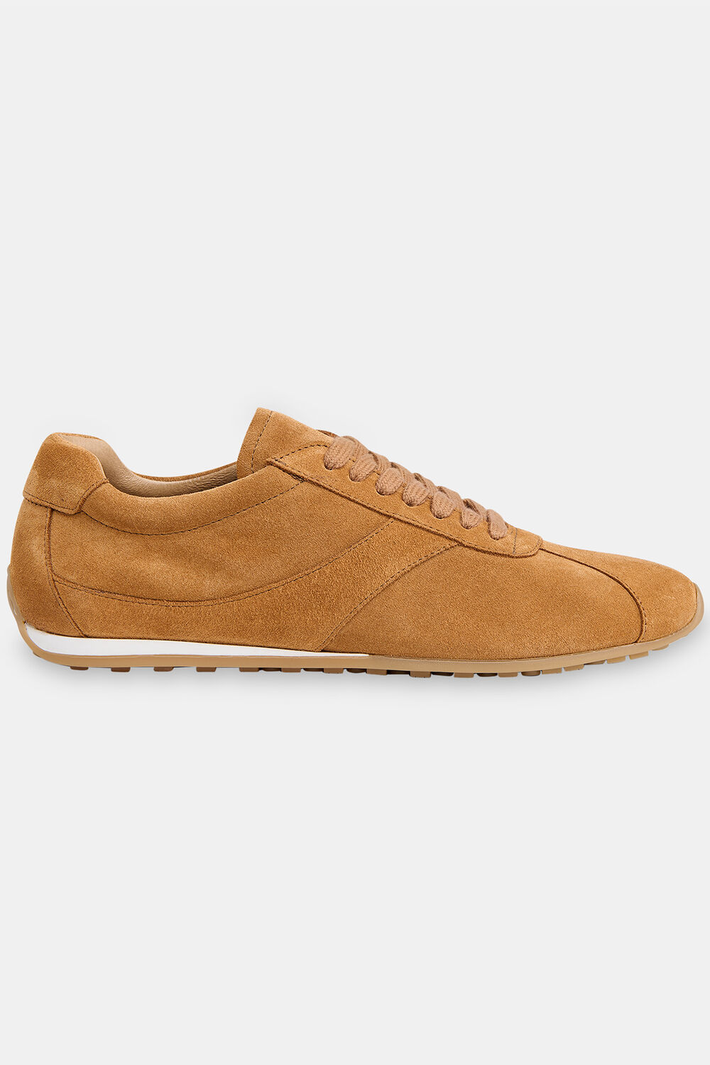 Tan Soft Suede Unlined Sneaker
