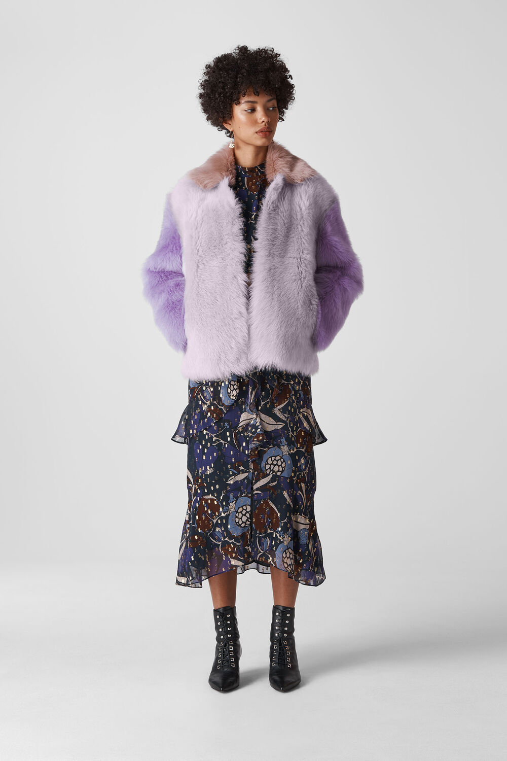 Colourblock Toscana Coat Multicolour