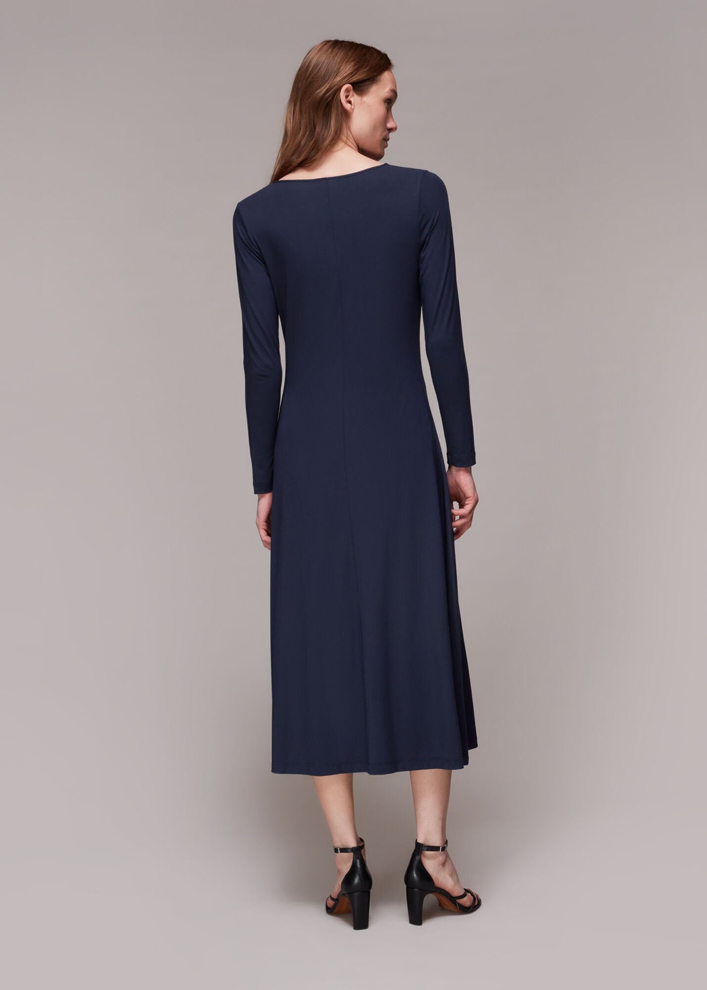 Navy keyhole dress 2025