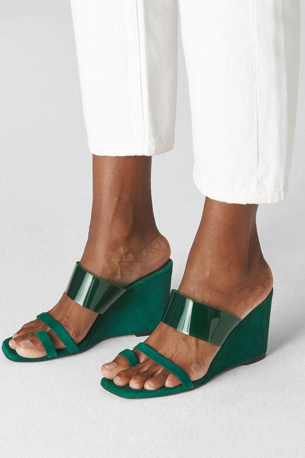 Thayer Perspex Wedge Green