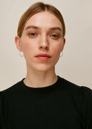 Engraved Hoop Earring