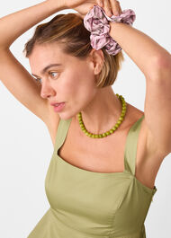 Leopard Cotton Scrunchie