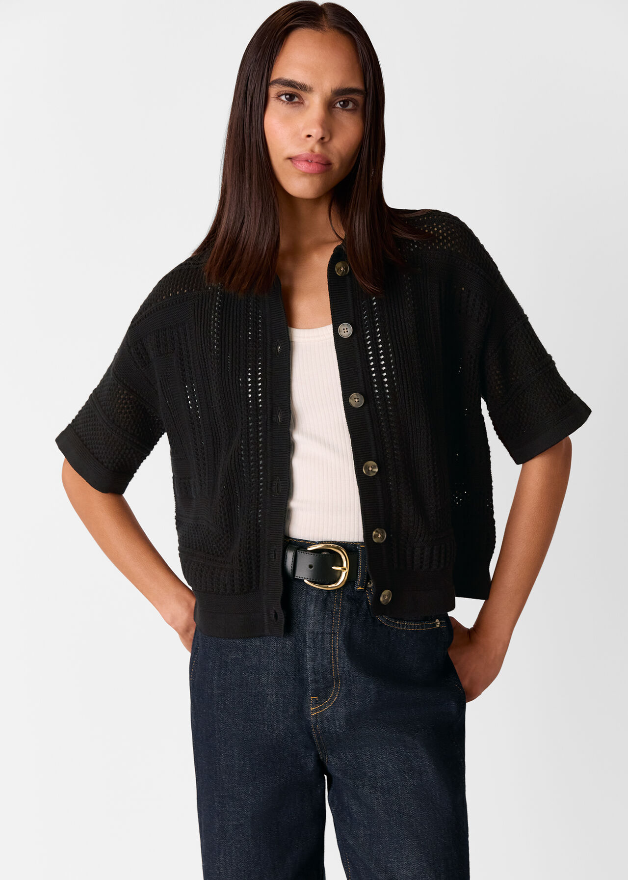 Crochet Knitted Shirt
