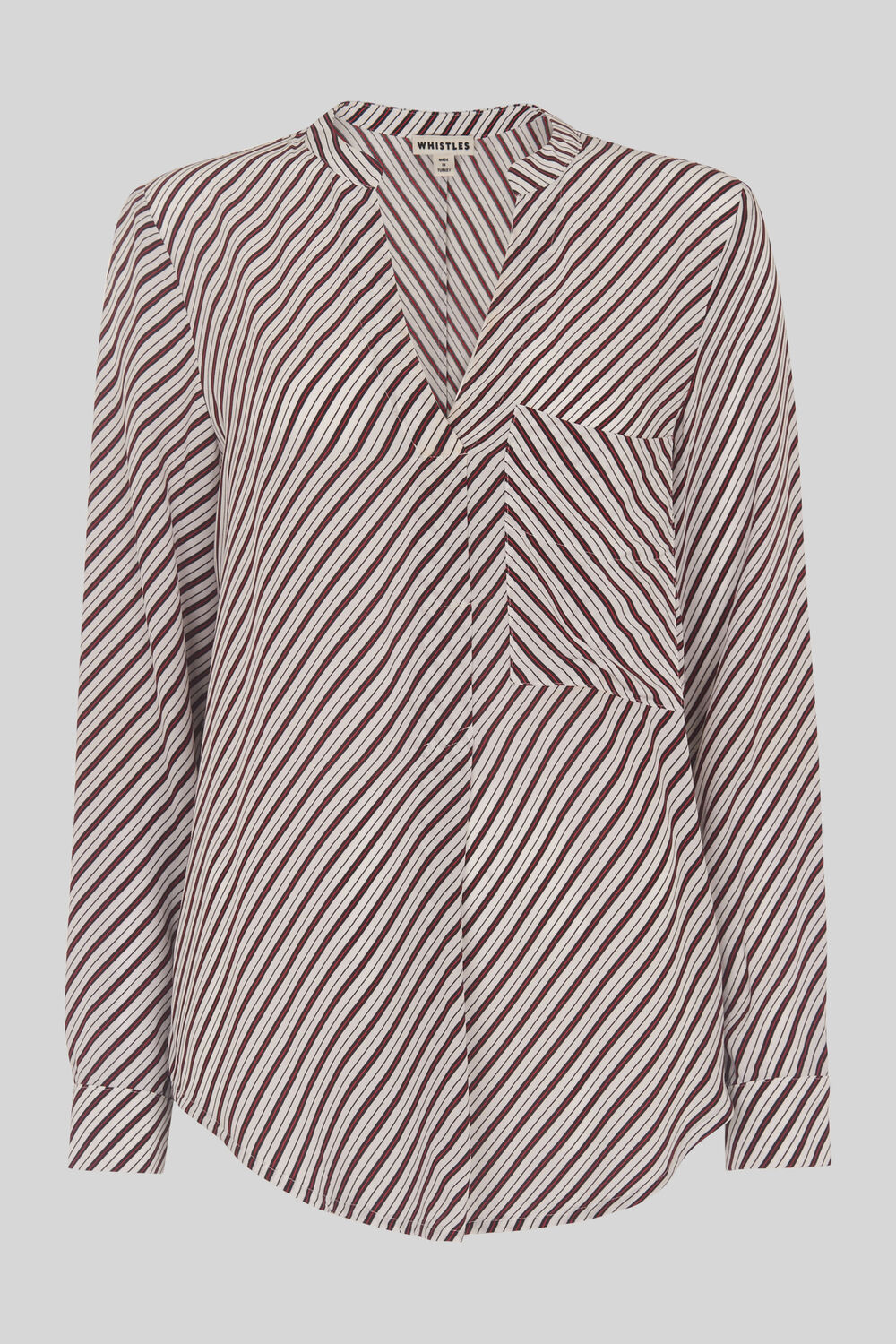 Contrast Stripe Shirt Multicolour