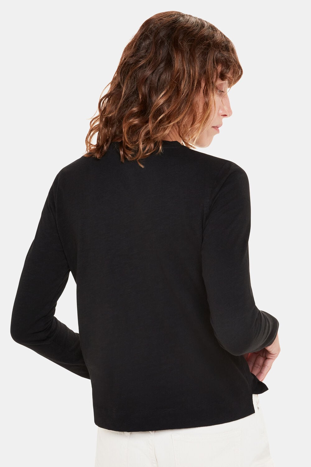Crew Neck Pocket Top