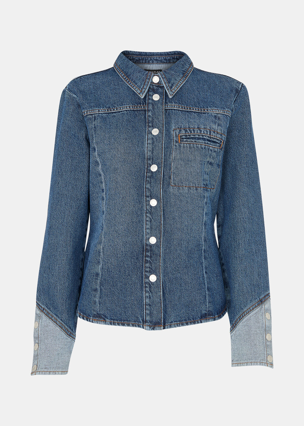 Patchwork Denim Shirt