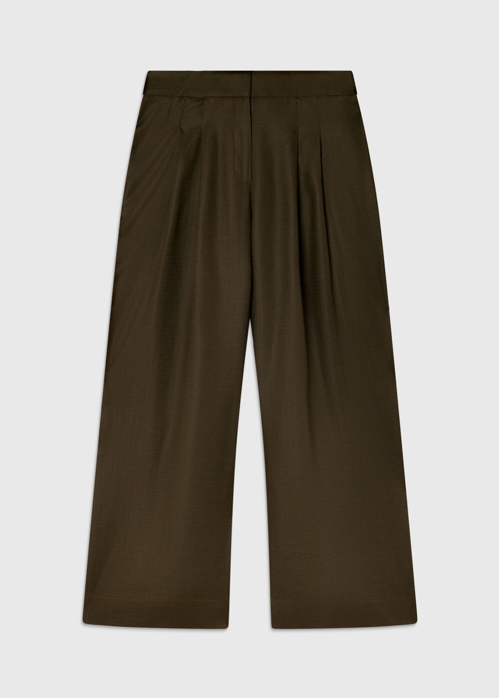 Wide Leg Hopsack Trouser