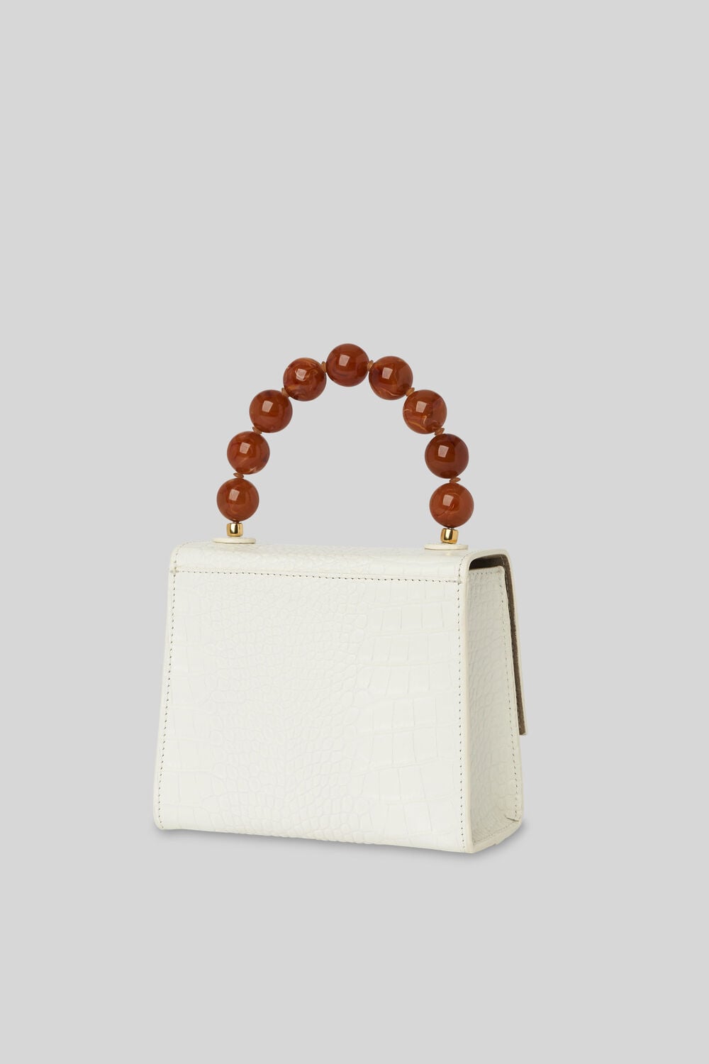Albi Resin Handle Bag White