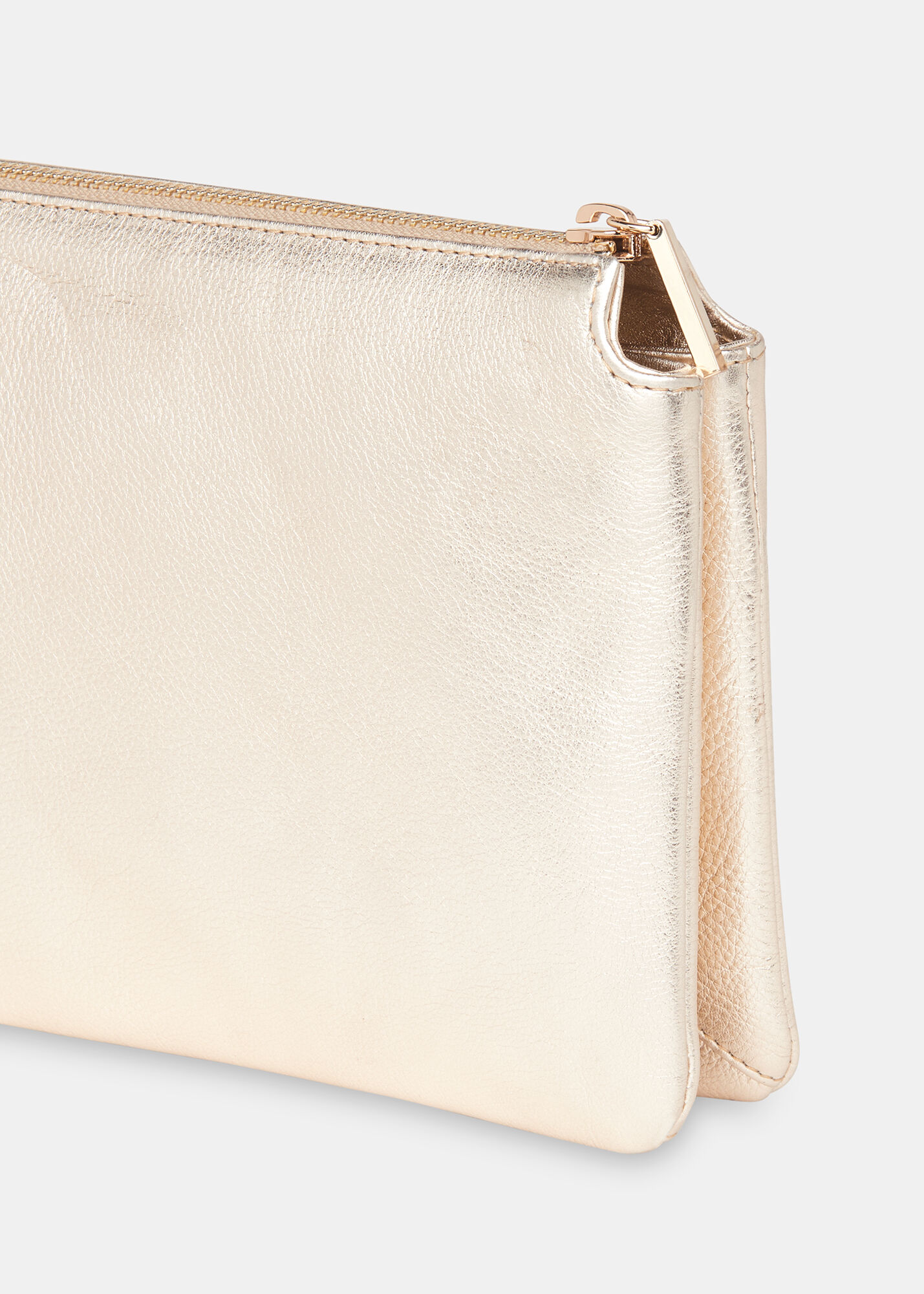 Gold Multi Elita Double Pouch Clutch WHISTLES