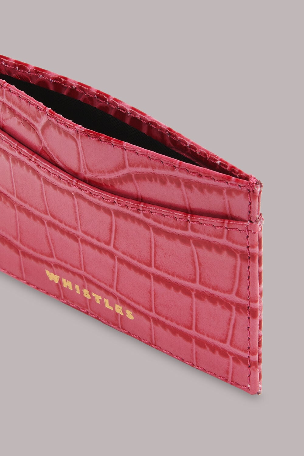 Shiny Croc Card Holder