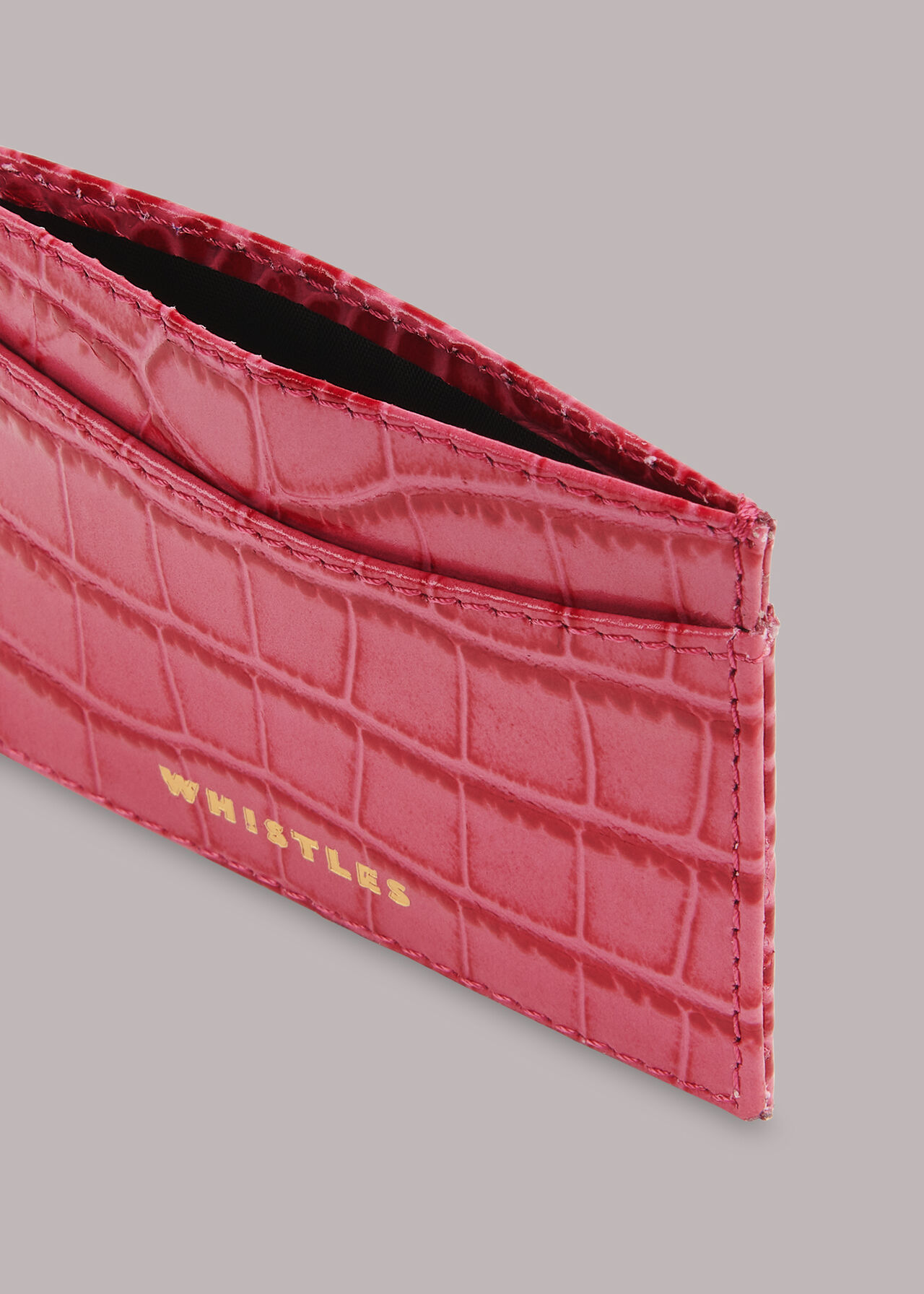 Shiny Croc Card Holder