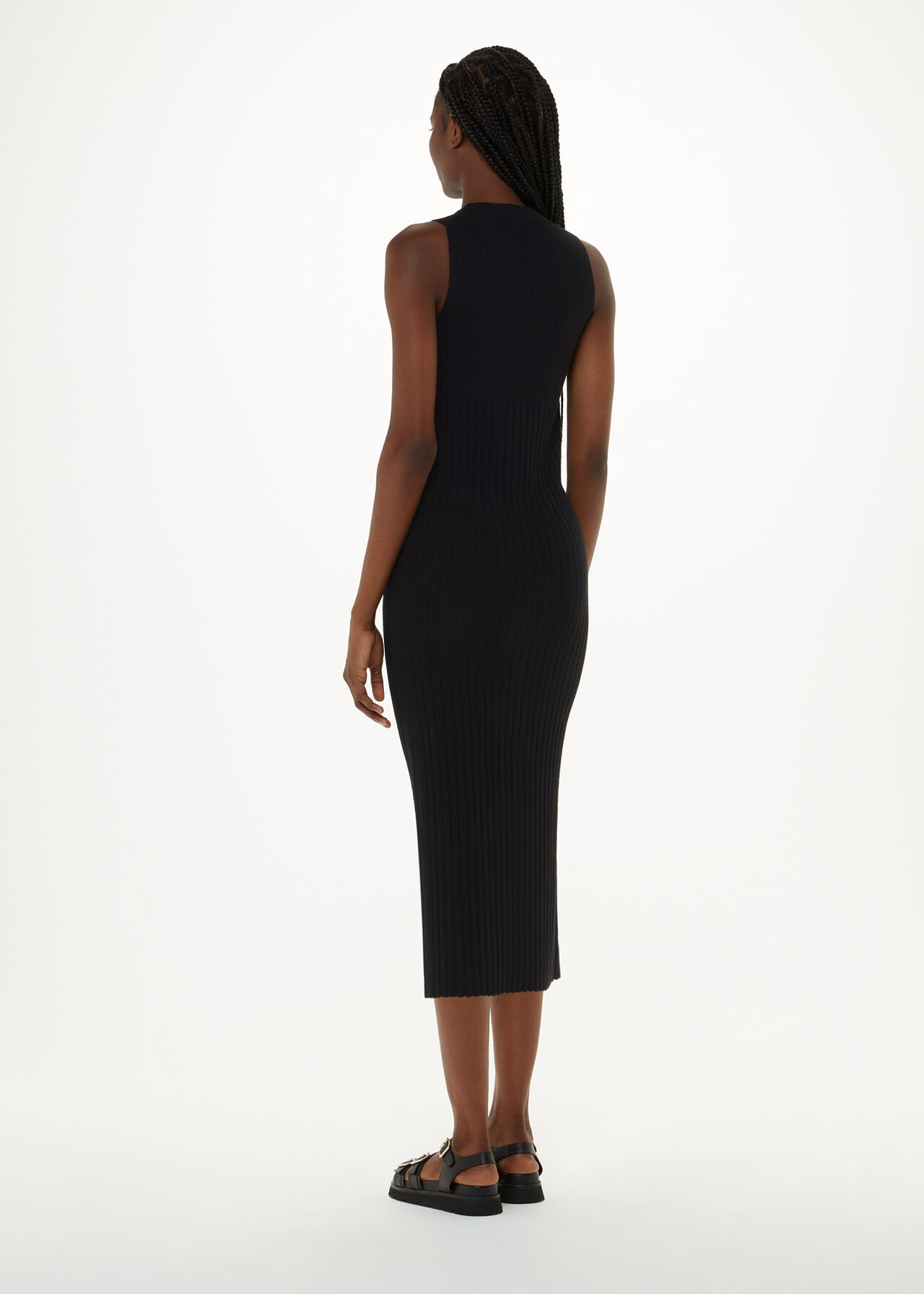 Ida Rib Detail Knit Dress