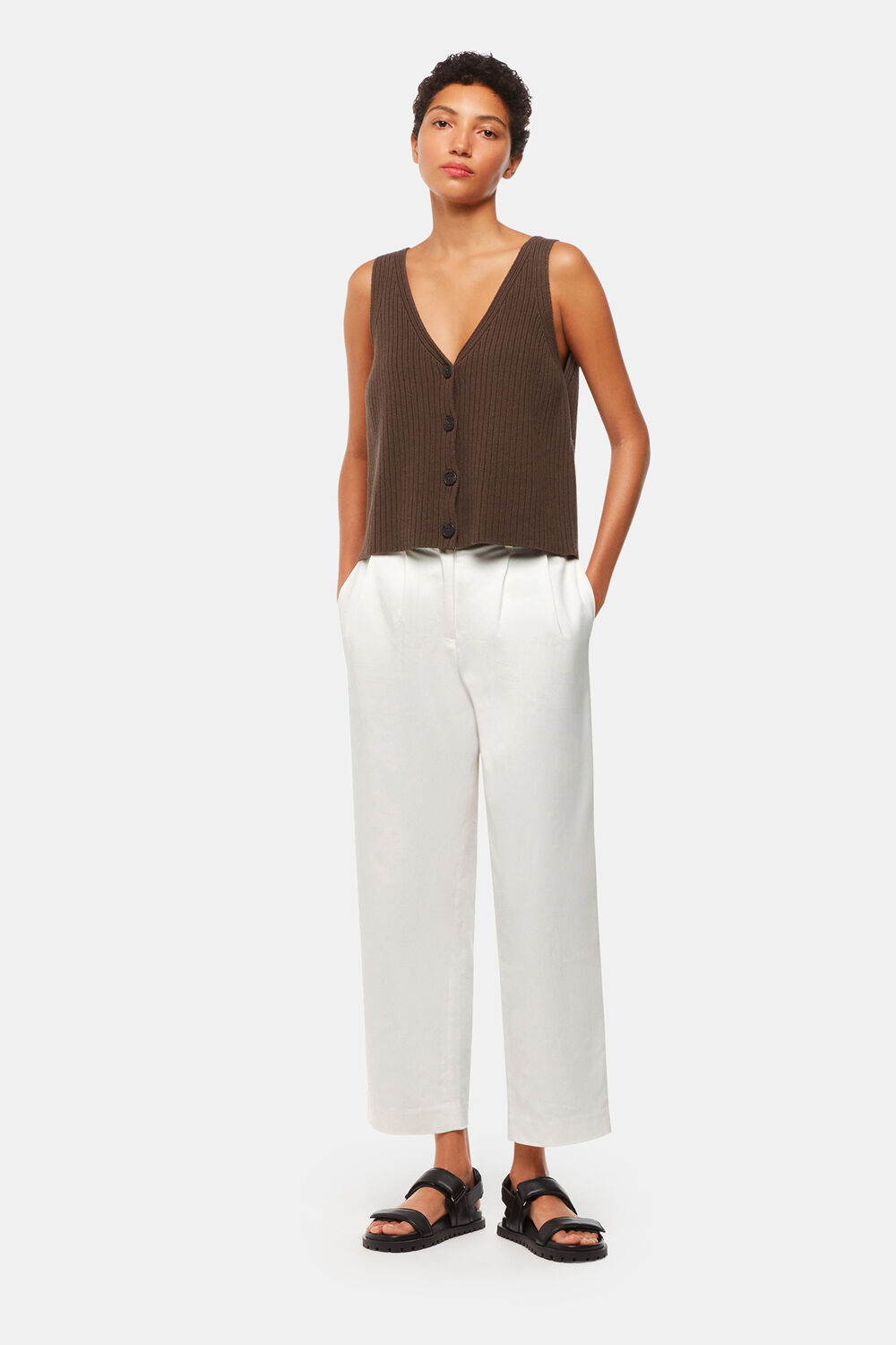 Bethany Barrel Leg Trouser