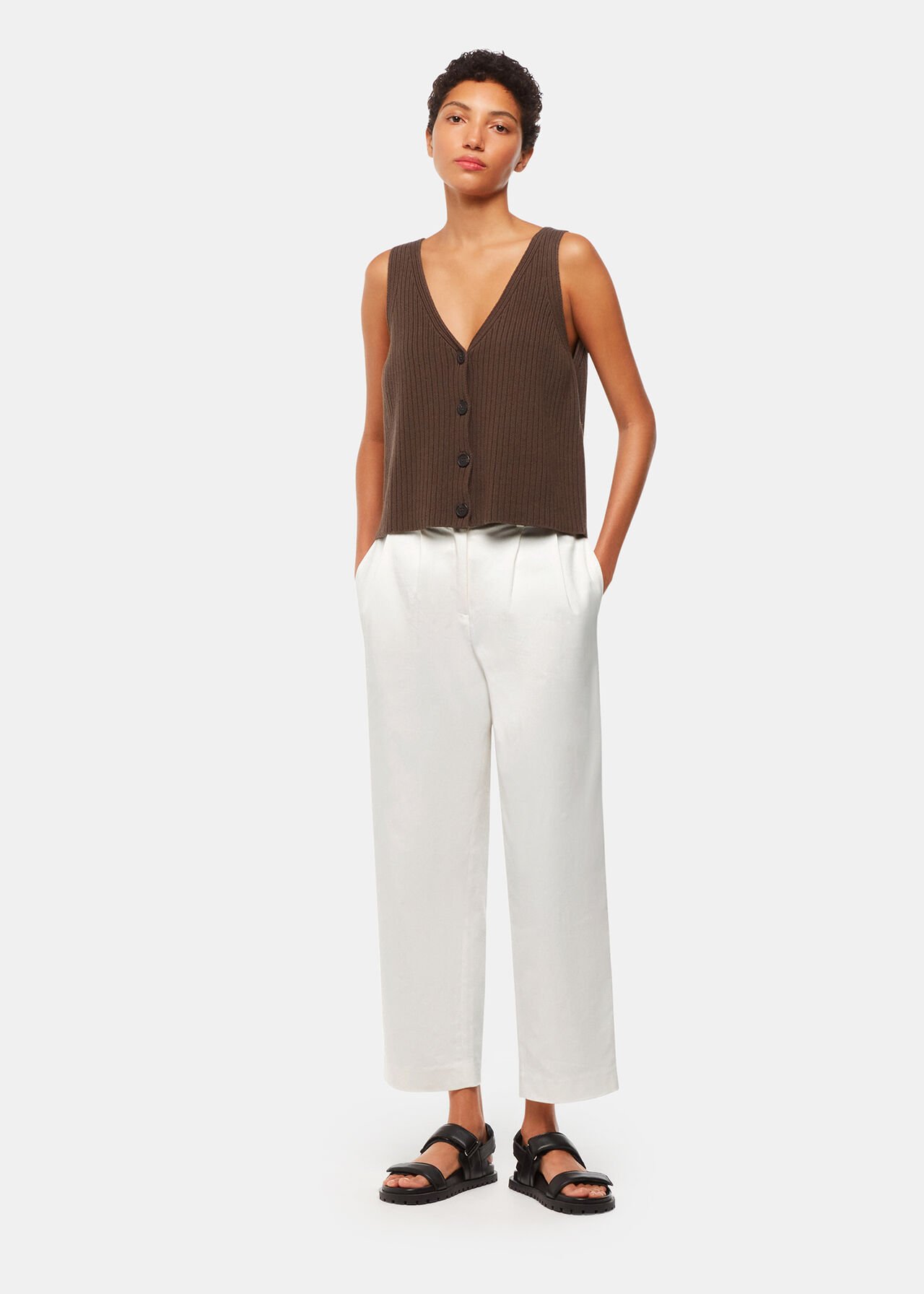 Bethany Barrel Leg Trouser