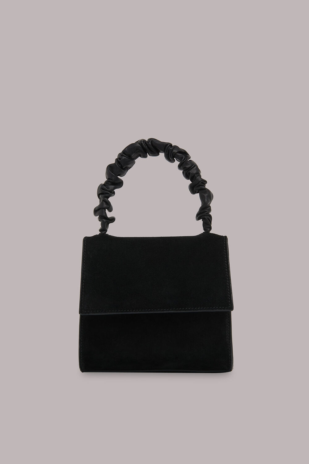 Payton Ruched Top Handle Bag