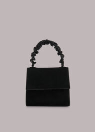 Payton Ruched Top Handle Bag