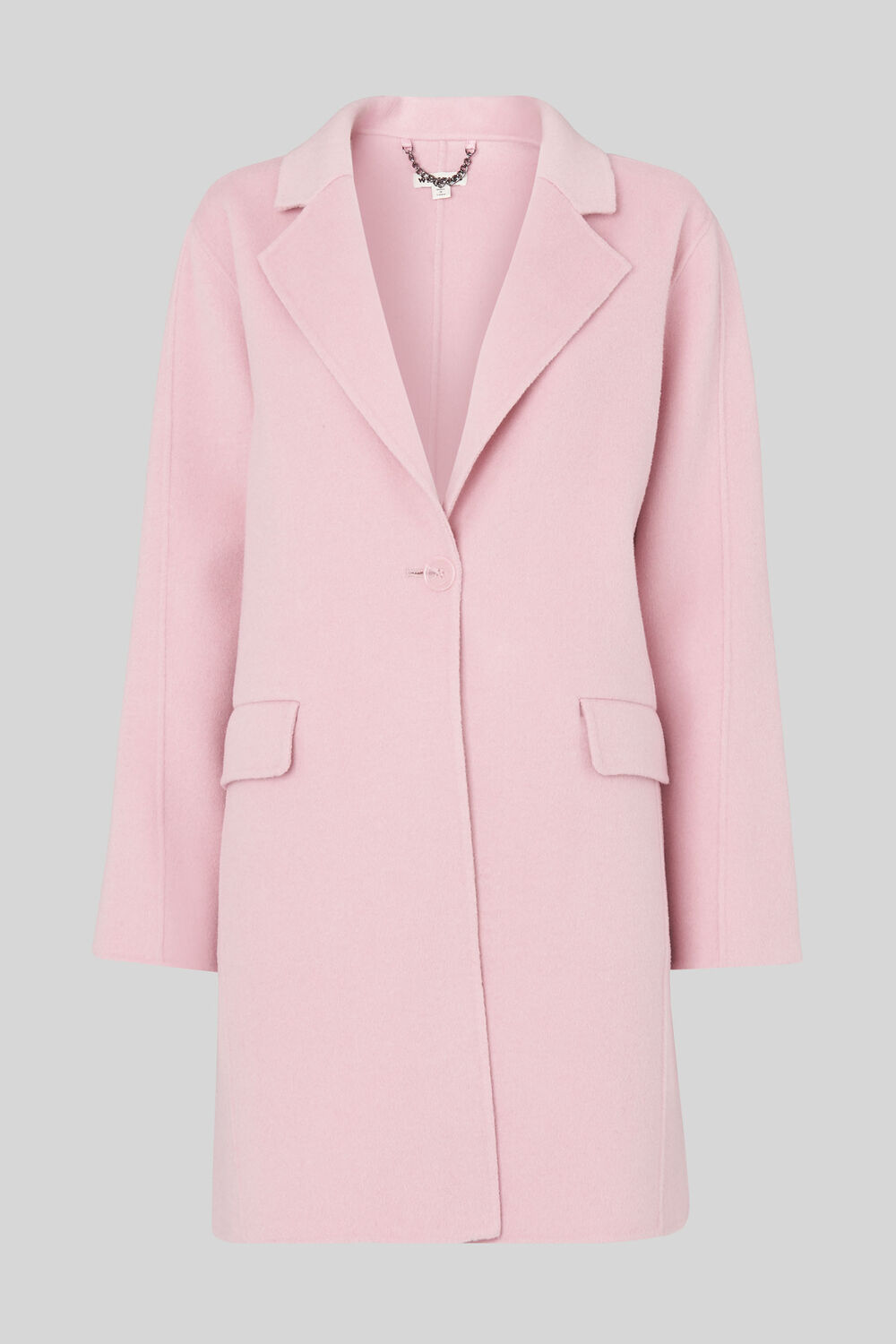 Nell Double Faced Coat Pale Pink
