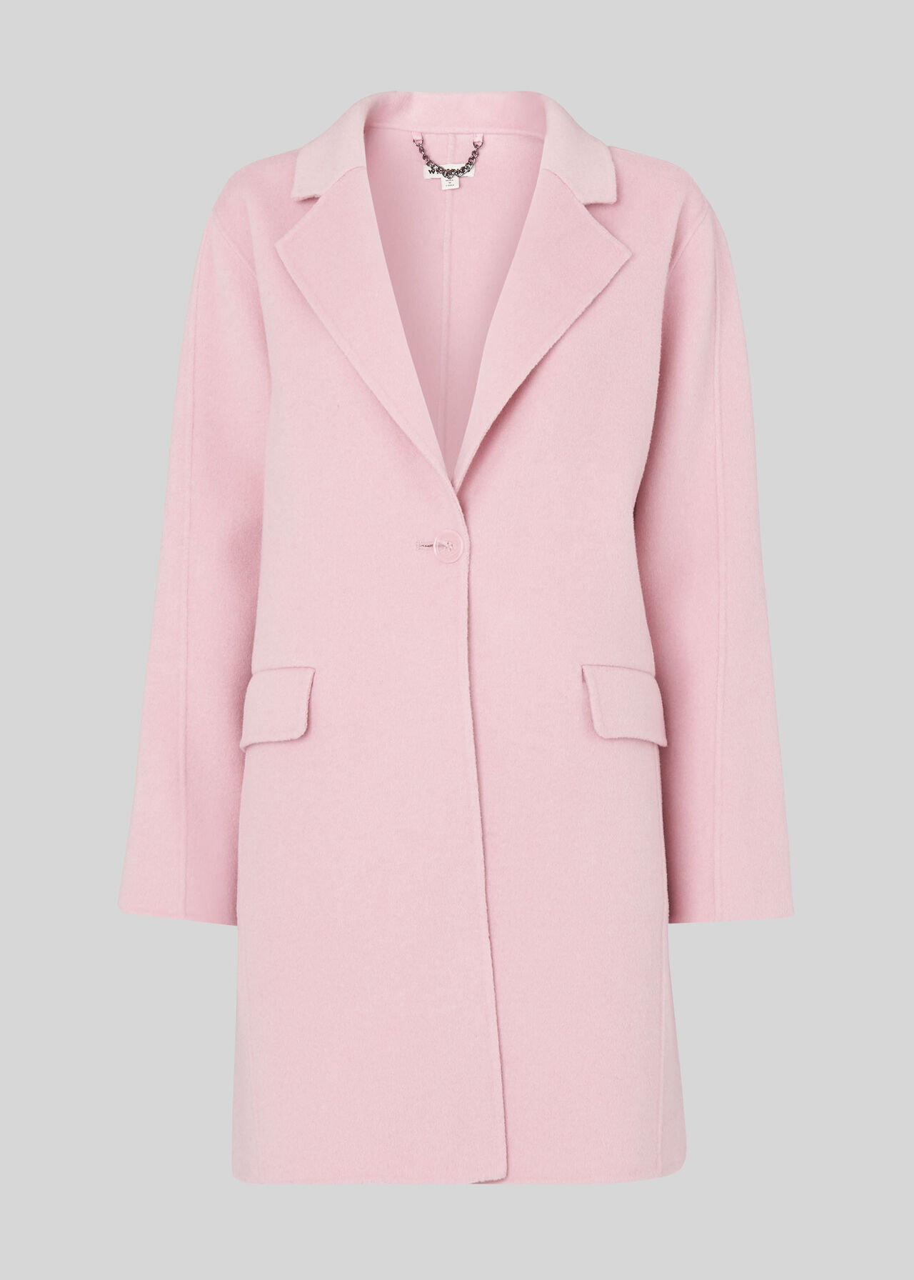 Nell Double Faced Coat Pale Pink