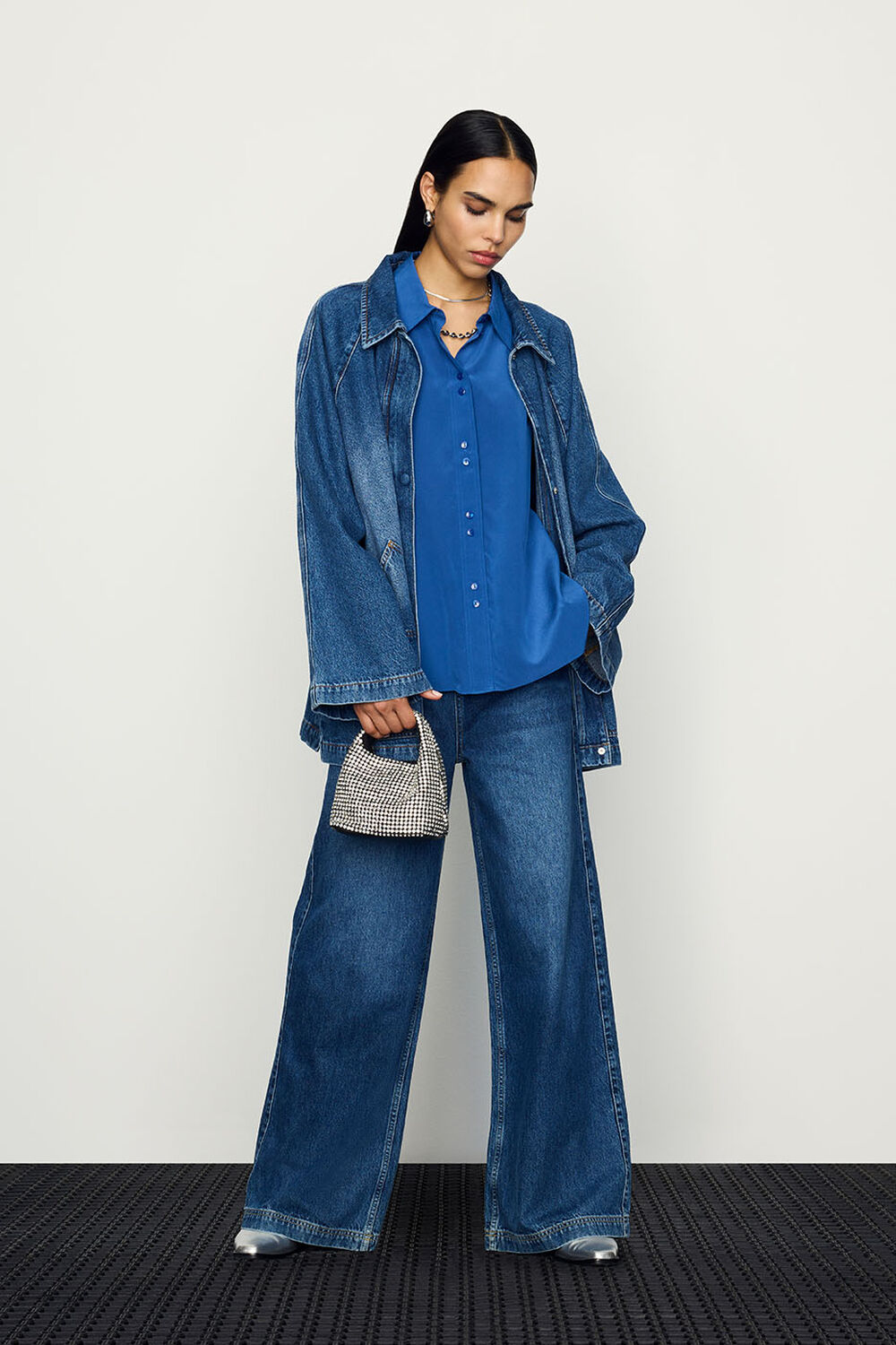 Flare Sleeve Denim Jacket
