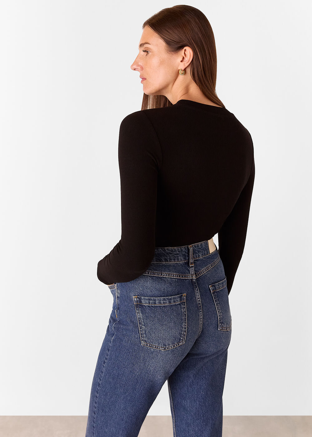 Essential Ribbed Crew