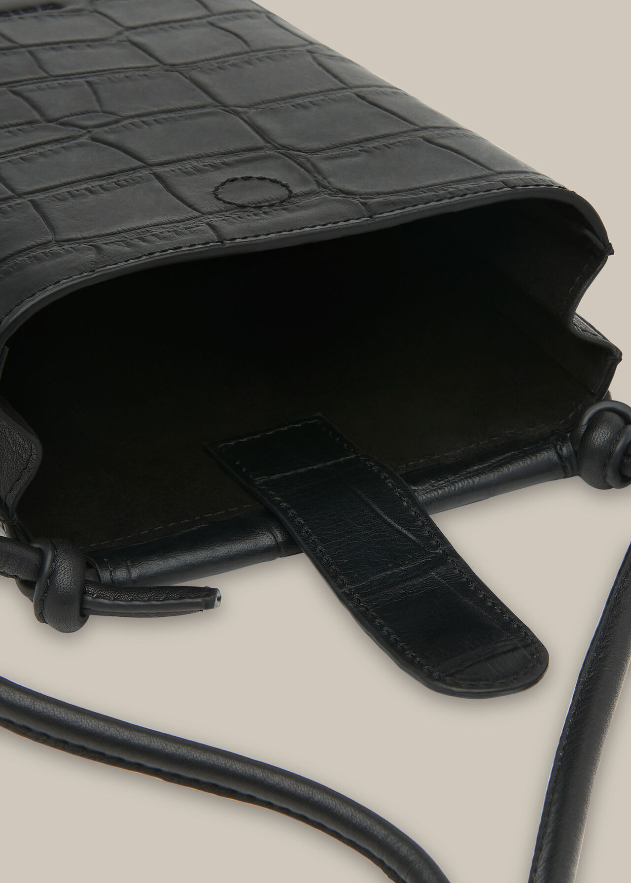 Alton Croc Pouch Bag