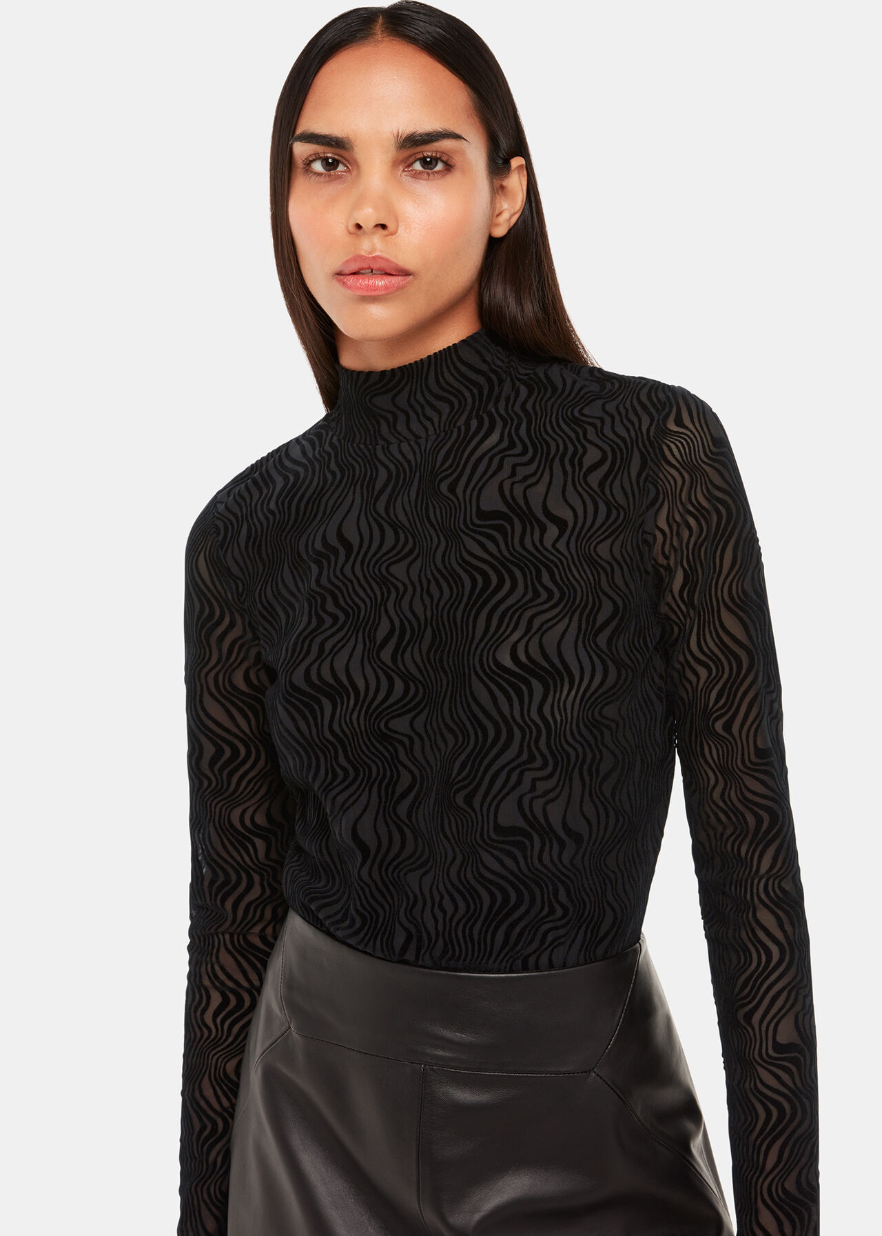 Squiggle Mesh Top