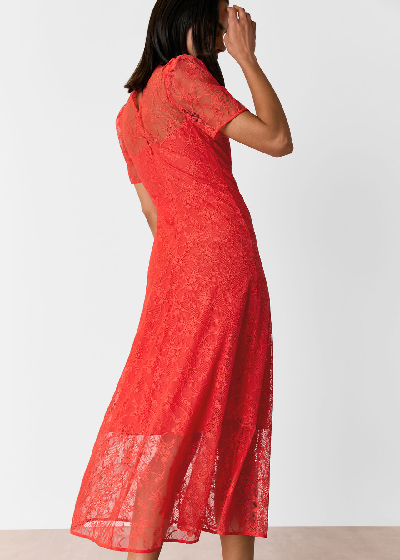 Fay Lace Midi Dress