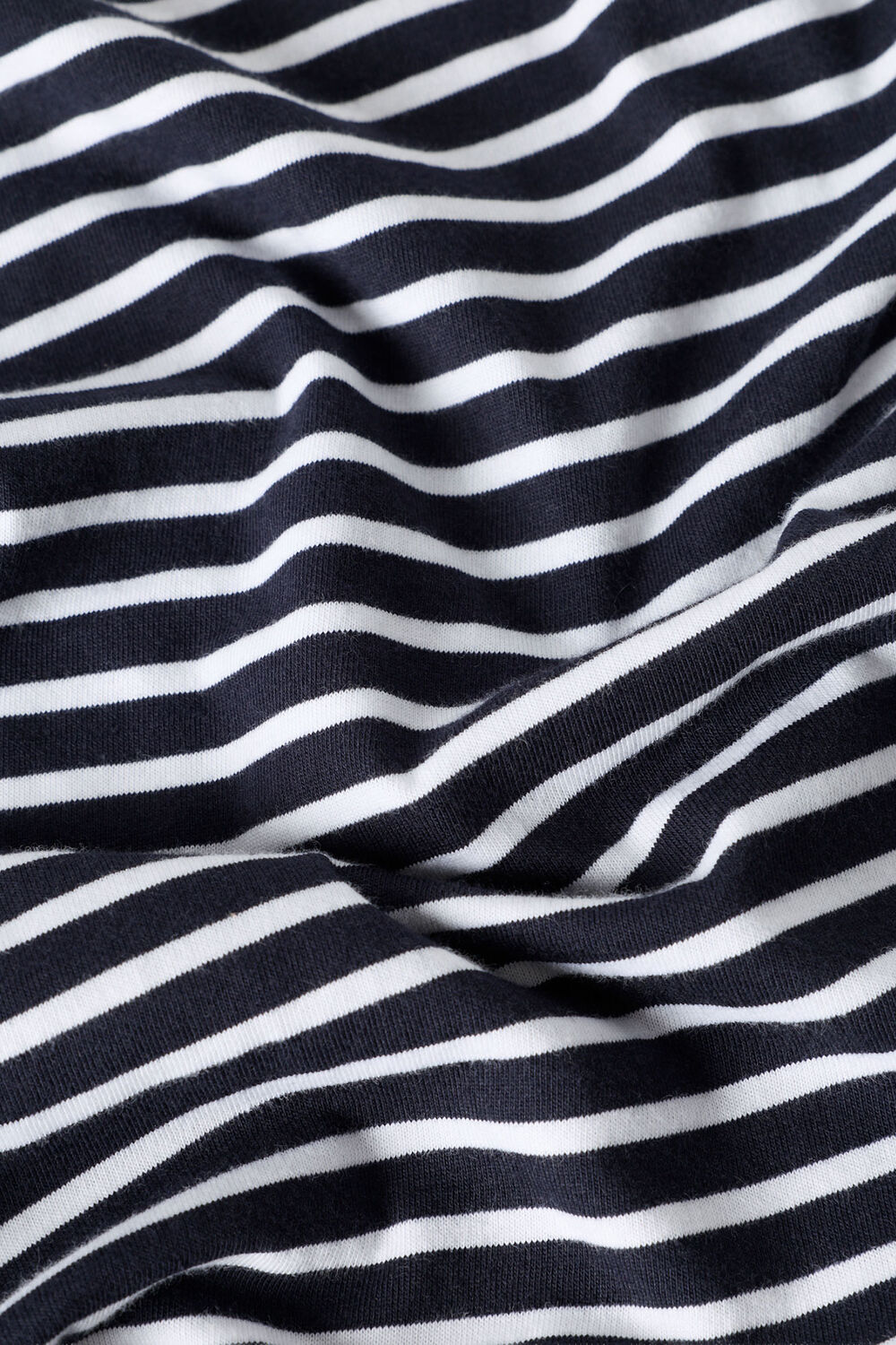 Stripe Cap Sleeve Tee